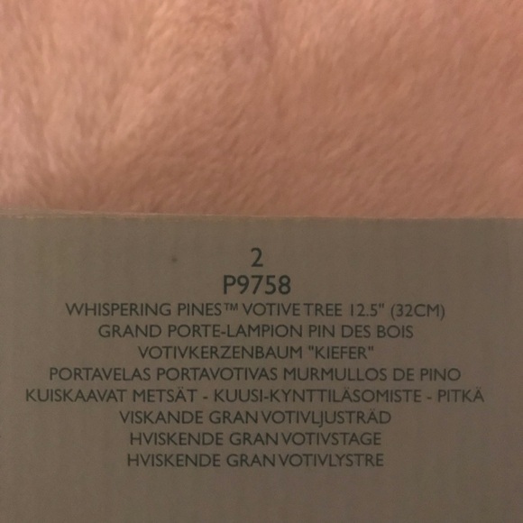 PARTYLITE WHISPERING PINES VOTIVE TREE 12.5” P9758 (Part of Set 2 of 2) - Picture 5 of 5